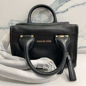 Michael Kors Black Leather Handbag
